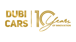 DubiCars Logo 10th gold gradient